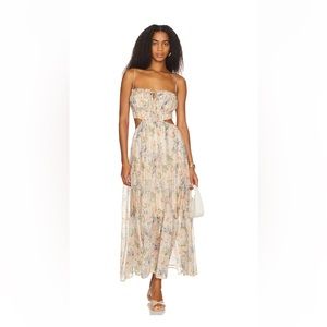 Odina Dress ASTR the Label REVOLVE Floral Maxi Open Back